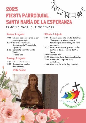 cartel fiesta parroquial 2025