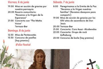 cartel fiesta parroquial 2025