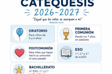 Cartel inscripciones catequesis 2026